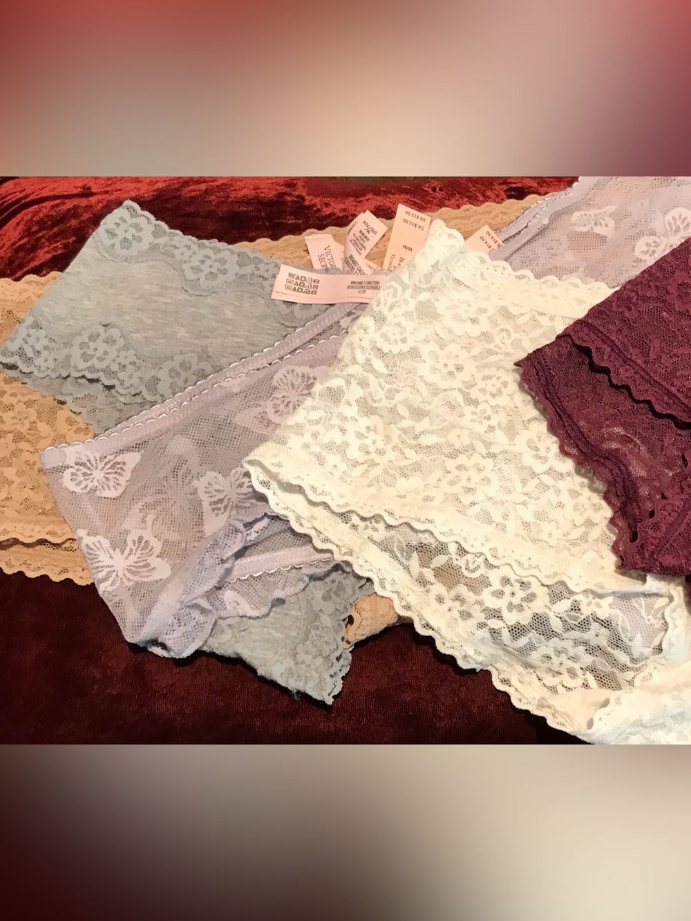 Victoria’s Secret Lace Bikini Panty Set - Mixed Colors M